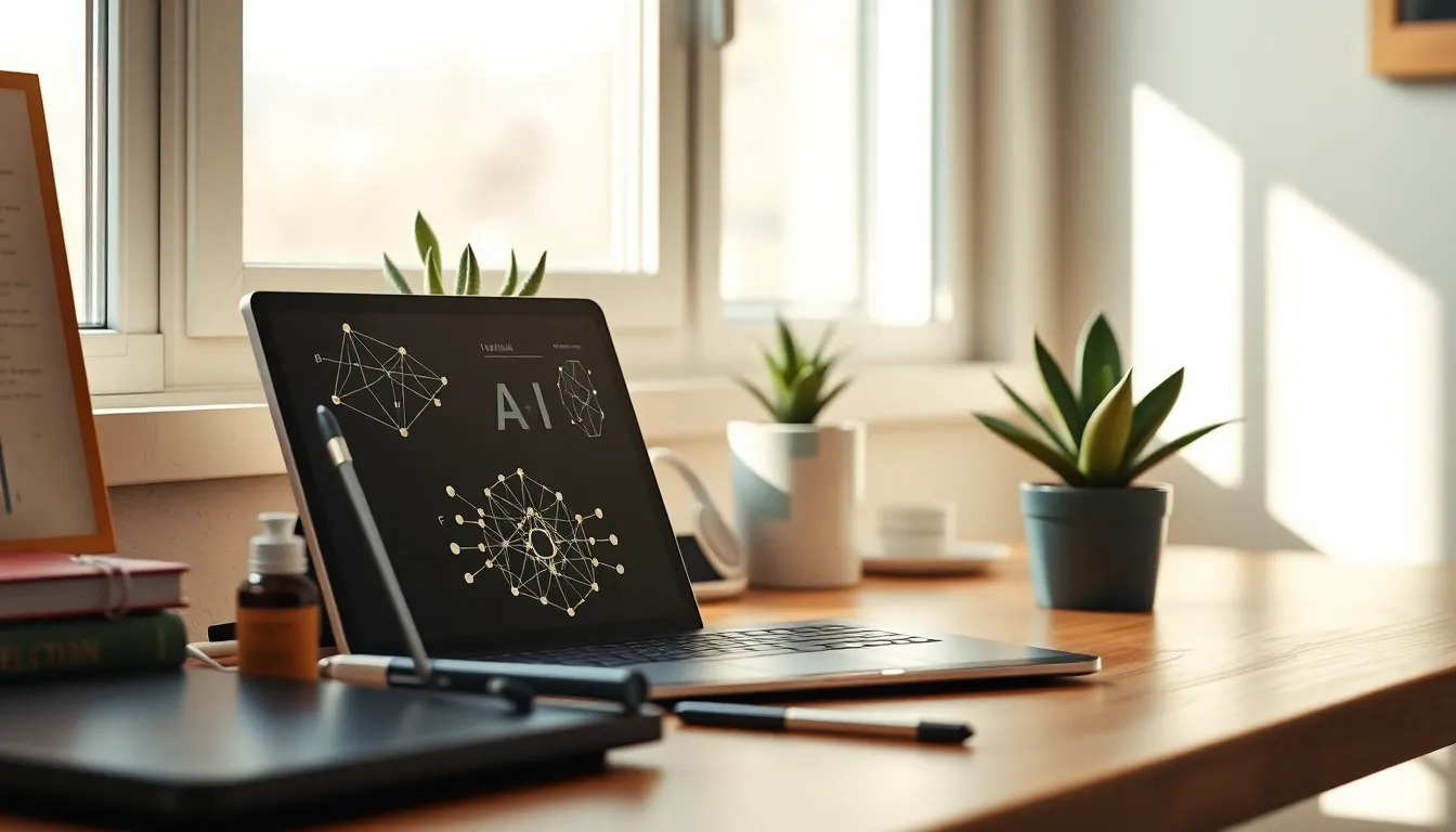 AI 기반 수익 창출 도구 및 전략을 보여주는 이미지