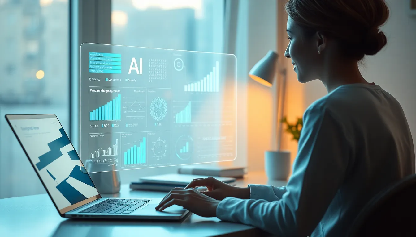 AI 트렌드와 수익화를 보여주는 이미지